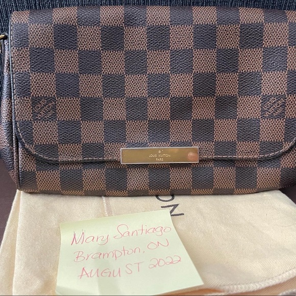 SOLD LV Favorite MM Damier Ebene - Picture 4 of 10
